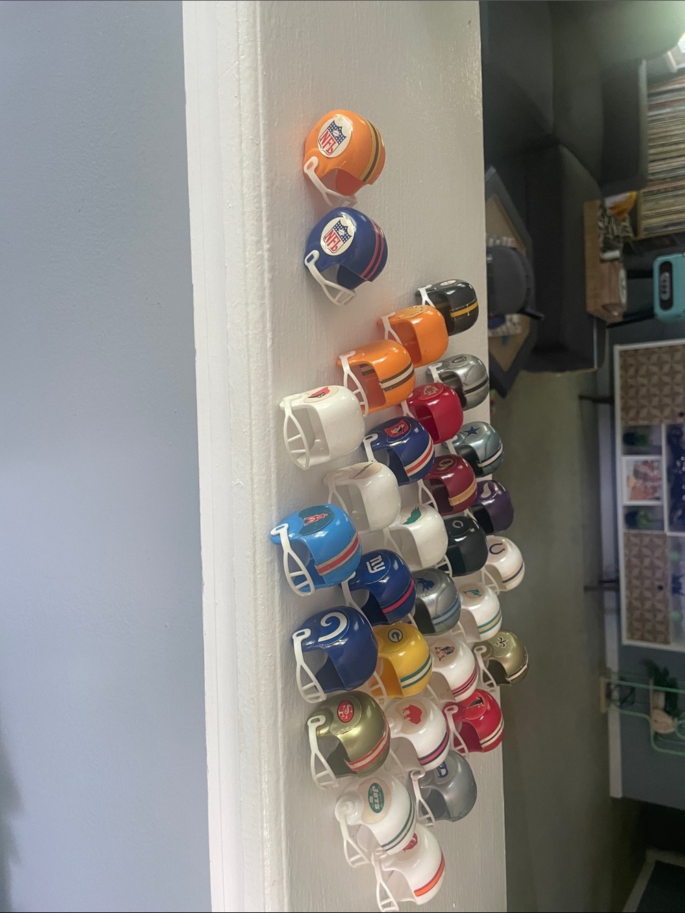 NFL Mini Helmet Magnet Collection - Multi Color